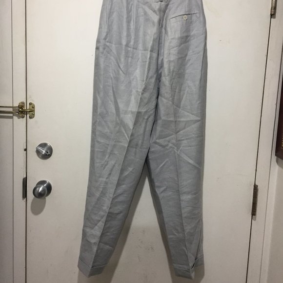 LIZ CLAIBORNE LINEN PANTS SIZE 10 - Picture 4 of 8